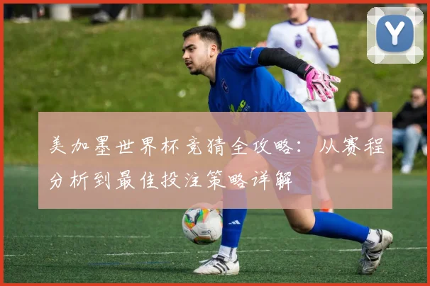 美加墨世界杯竞猜全攻略：从赛程分析到最佳投注策略详解